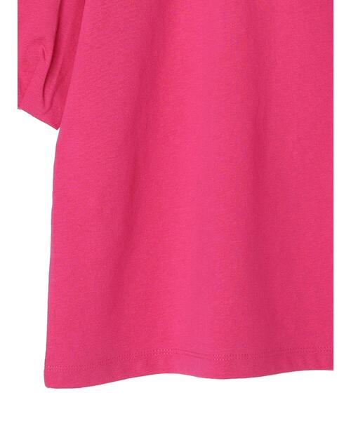 AMERICAN HOLIC（アメリカンホリック）の「袖コンシャスカットプルオーバー（Tシャツ/カットソー・レディース・ブラック/オフホワイト/ピンク・L/M）」の15枚目の写真