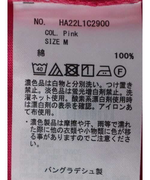 AMERICAN HOLIC（アメリカンホリック）の「袖コンシャスカットプルオーバー（Tシャツ/カットソー・レディース・ブラック/オフホワイト/ピンク・L/M）」の14枚目の写真