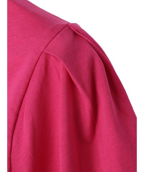 AMERICAN HOLIC（アメリカンホリック）の「袖コンシャスカットプルオーバー（Tシャツ/カットソー・レディース・ブラック/オフホワイト/ピンク・L/M）」の13枚目の写真