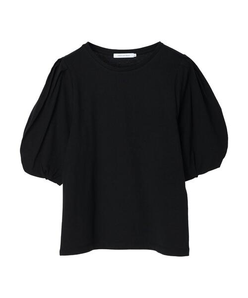 AMERICAN HOLIC（アメリカンホリック）の「袖コンシャスカットプルオーバー（Tシャツ/カットソー・レディース・ブラック/オフホワイト/ピンク・L/M）」の10枚目の写真