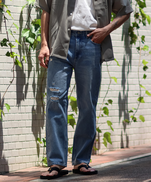 B.C STOCK(ベーセーストック)の「GRUNGE 5PKT DENIM パンツ(その他パンツ・メンズ・ブラック/ブルー系その他・MEDIUM/LARGE/SMALL)」の3枚目の写真
