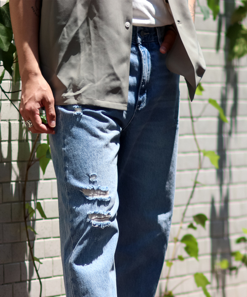 B.C STOCK(ベーセーストック)の「GRUNGE 5PKT DENIM パンツ(その他パンツ・メンズ・ブラック/ブルー系その他・MEDIUM/LARGE/SMALL)」の6枚目の写真