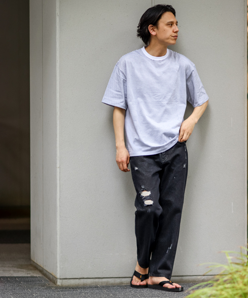 B.C STOCK(ベーセーストック)の「GRUNGE 5PKT DENIM パンツ(その他パンツ・メンズ・ブラック/ブルー系その他・MEDIUM/LARGE/SMALL)」の8枚目の写真