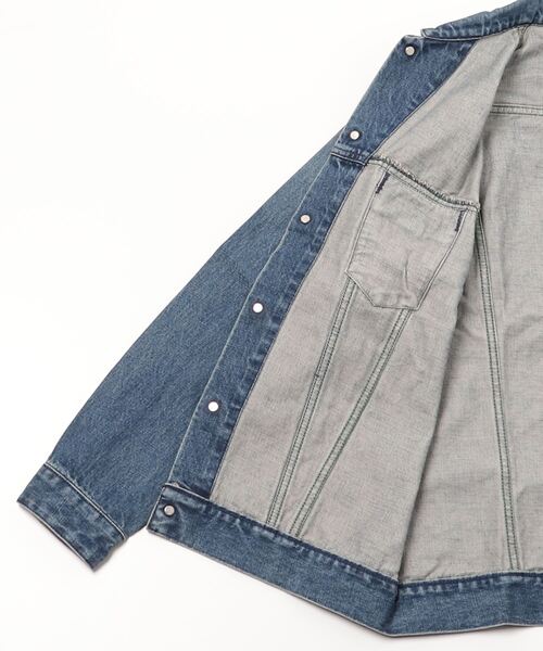 SUNNY  SPORTS（サニースポーツ）の「DENIM 70505 JACKET USED（デニムジャケット・メンズ・インディゴブルー・MEDIUM）」の2枚目の写真