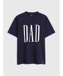 GAP | ソフトジャージー ダッドGAPロゴTシャツ(Tシャツ/カットソー)