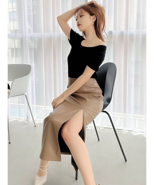 RESEXXY（リゼクシー）の「オフショルニットトップス（ニット/セーター・レディース・ホワイト/ブラック/その他/その他1・FREE）」の11枚目の写真