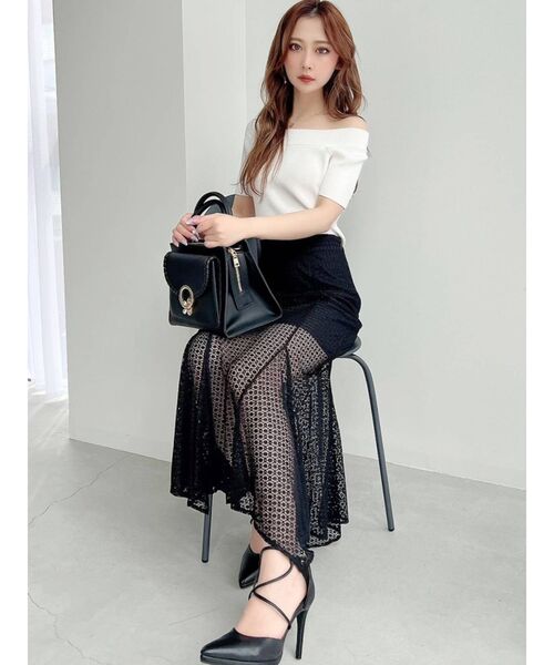 RESEXXY（リゼクシー）の「オフショルニットトップス（ニット/セーター・レディース・ホワイト/ブラック/その他/その他1・FREE）」の22枚目の写真