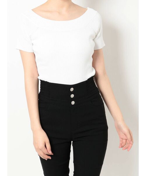 RESEXXY（リゼクシー）の「オフショルニットトップス（ニット/セーター・レディース・ホワイト/ブラック/その他/その他1・FREE）」の21枚目の写真
