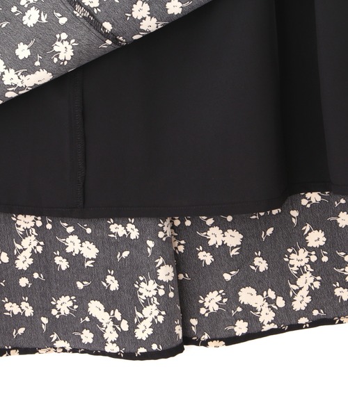 PROPORTION BODY DRESSING(プロポーションボディドレッシング)の「ニュアンスフラワーワンピース / 1212240506(ワンピース・レディース・ブラック/ベージュ・SMALL/MEDIUM)」の16枚目の写真