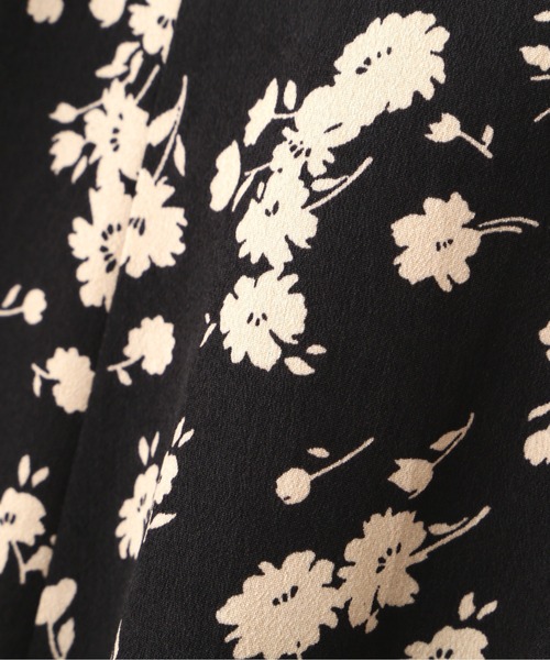 PROPORTION BODY DRESSING(プロポーションボディドレッシング)の「ニュアンスフラワーワンピース / 1212240506(ワンピース・レディース・ブラック/ベージュ・SMALL/MEDIUM)」の17枚目の写真