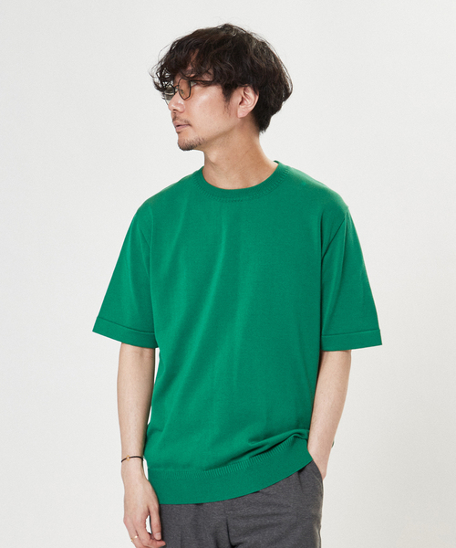 セール】ウォッシャブル サマーニット Tシャツ（ニット/セーター