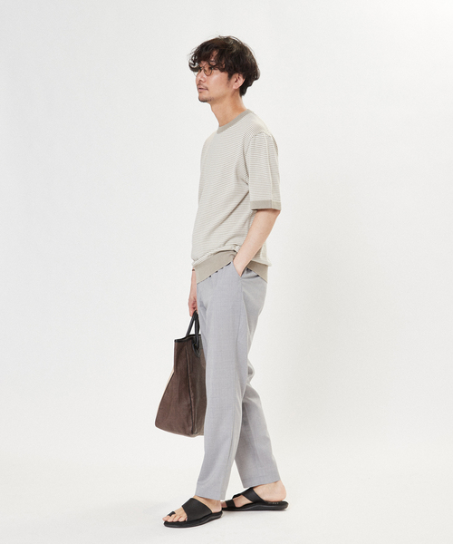 EDIFICE(エディフィス)の「ウォッシャブル サマーニット Tシャツ(ニット/セーター・メンズ・ネイビー/グレー/グリーン/マスタード/その他4/その他6・MEDIUM/LARGE)」の12枚目の写真