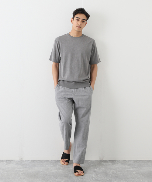 EDIFICE(エディフィス)の「ウォッシャブル サマーニット Tシャツ(ニット/セーター・メンズ・ネイビー/グレー/グリーン/マスタード/その他4/その他6・MEDIUM/LARGE)」の15枚目の写真