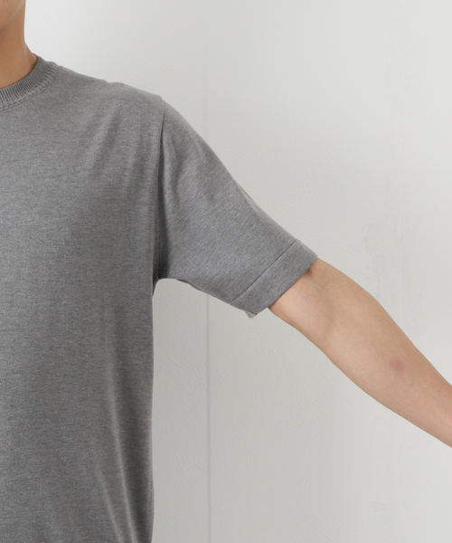 EDIFICE(エディフィス)の「ウォッシャブル サマーニット Tシャツ(ニット/セーター・メンズ・ネイビー/グレー/グリーン/マスタード/その他4/その他6・MEDIUM/LARGE)」の22枚目の写真