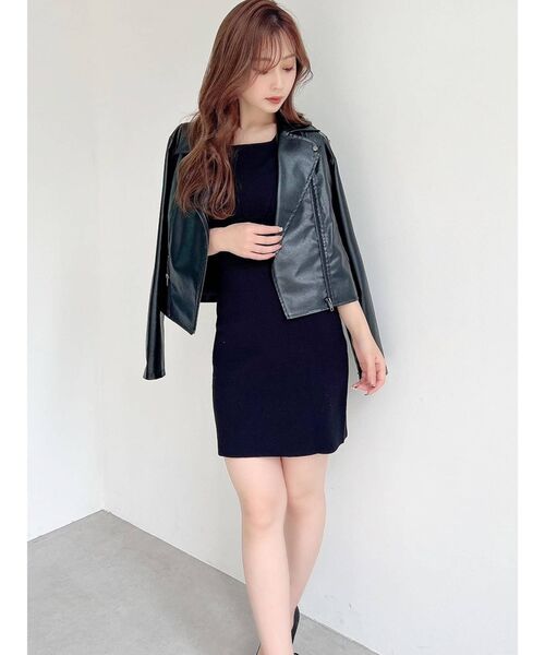 RESEXXY（リゼクシー）の「ライダースジャケット（ライダースジャケット・レディース・ブラック/ベージュ/ブラウン・FREE）」の19枚目の写真