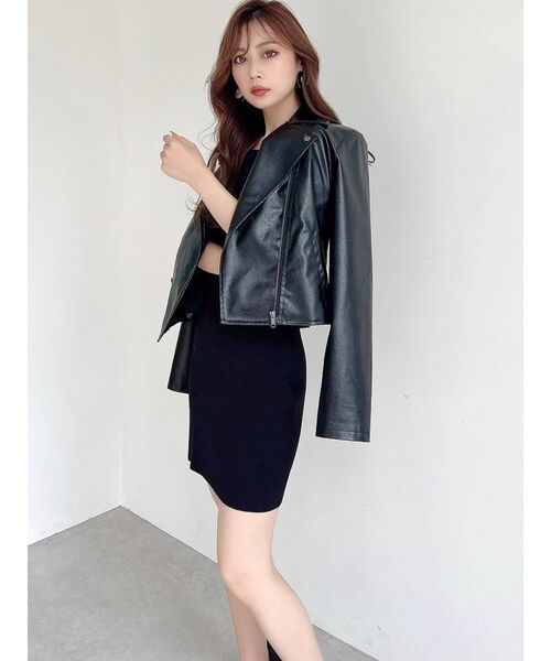 RESEXXY（リゼクシー）の「ライダースジャケット（ライダースジャケット・レディース・ブラック/ベージュ/ブラウン・FREE）」の20枚目の写真