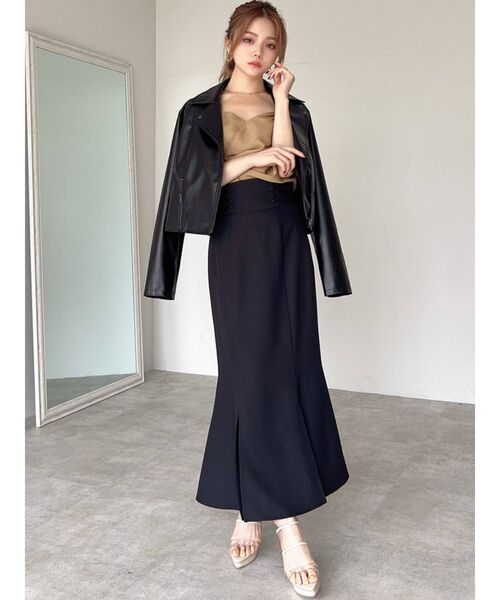 RESEXXY（リゼクシー）の「ライダースジャケット（ライダースジャケット・レディース・ブラック/ベージュ/ブラウン・FREE）」の7枚目の写真