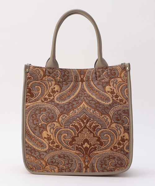 NOLLEY’S Sophi（ノーリーズソフィ）の「ペーズリージャガードトートバッグ（トートバッグ・レディース・ブラウン系その他7・FREE）」の5枚目の写真
