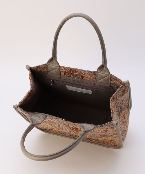 NOLLEY’S Sophi（ノーリーズソフィ）の「ペーズリージャガードトートバッグ（トートバッグ・レディース・ブラウン系その他7・FREE）」の10枚目の写真