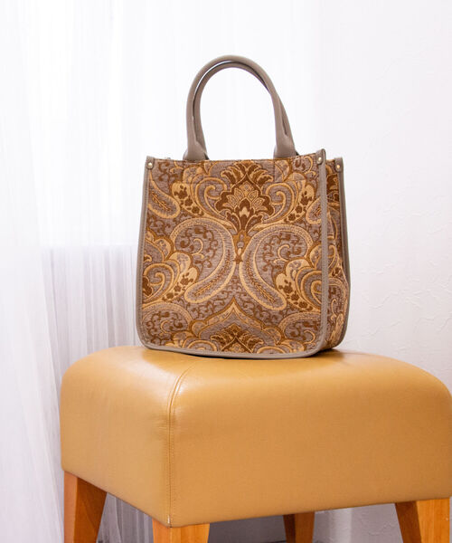 NOLLEY’S Sophi（ノーリーズソフィ）の「ペーズリージャガードトートバッグ（トートバッグ・レディース・ブラウン系その他7・FREE）」の12枚目の写真