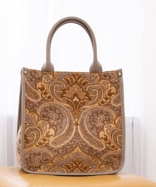 NOLLEY’S Sophi（ノーリーズソフィ）の「ペーズリージャガードトートバッグ（トートバッグ・レディース・ブラウン系その他7・FREE）」の13枚目の写真