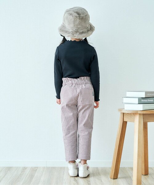 apres les cours(アプレレクール)の「メロウリブTシャツ(Tシャツ/カットソー・キッズ・その他2/アイボリー/ローズ/サックスブルー/イエロー/ブラック・80/90/100/110/120/130/140)」の10枚目の写真