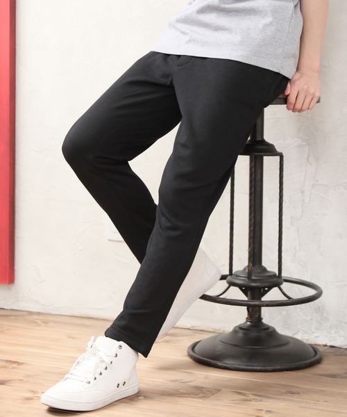 TopIsm(トップイズム)の「スウェットジョガーパンツ(スウェットパンツ・メンズ・ブラック/モカ/チェック・XL/M/L)」の2枚目の写真