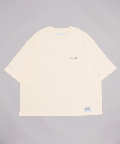 Aim For（エイムフォー）の「【Aim For】刺繍 バックプリント グラフィック オーバーサイズTシャツ（Tシャツ/カットソー・メンズ・チャコールグレー/オフホワイト・FREE）」の10枚目の写真