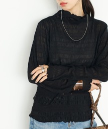 シャーリングシアートップス