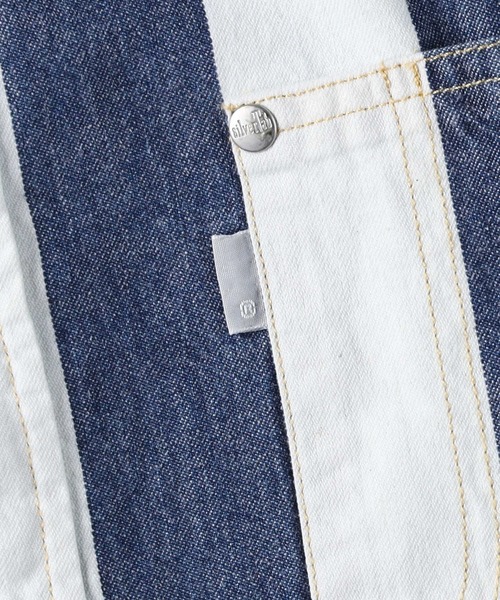 Levi's（リーバイス）の「【Levi's】オーバーヒッコリーシャツ（シャツ/ブラウス・メンズ・ホワイト・M/L）」の6枚目の写真