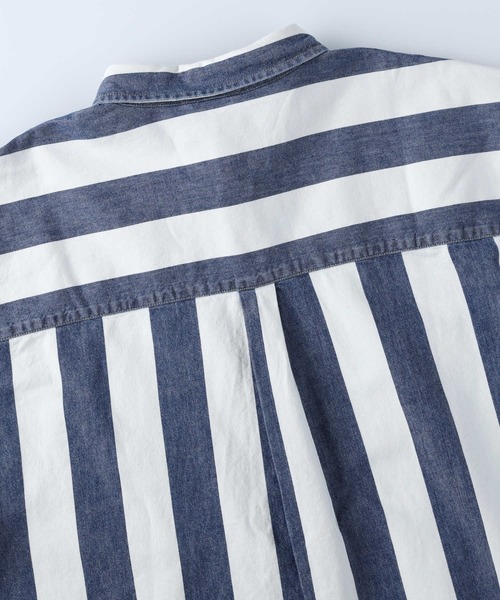 Levi's（リーバイス）の「【Levi's】オーバーヒッコリーシャツ（シャツ/ブラウス・メンズ・ホワイト・M/L）」の9枚目の写真