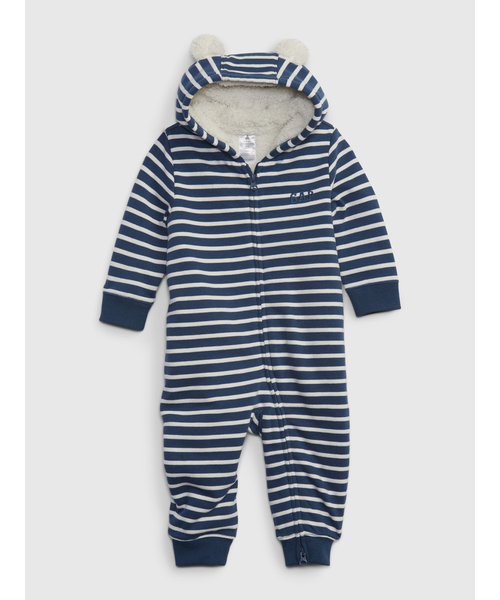 GAP（ギャップ）の「GAPロゴ フリース ボディオール (ベビー)（その他アウター・キッズ・ネイビー/ピンク・6-12M/0-3M/12-18M/3-6M/18-24M）」の3枚目の写真