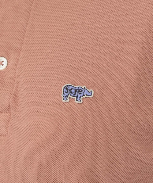 Scye（サイ）の「Curensology(カレンソロジー)/【Scye】ヘンリーポロシャツ（ポロシャツ・レディース・オレンジ・FREE）」の4枚目の写真