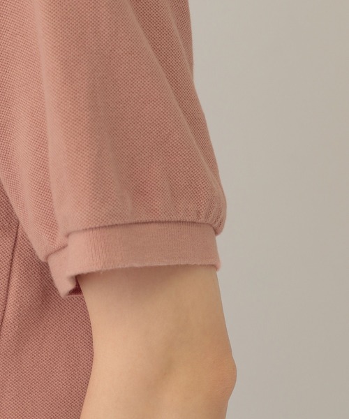 Scye（サイ）の「Curensology(カレンソロジー)/【Scye】ヘンリーポロシャツ（ポロシャツ・レディース・オレンジ・FREE）」の6枚目の写真