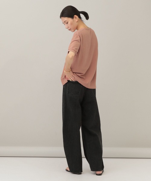 Scye（サイ）の「Curensology(カレンソロジー)/【Scye】ヘンリーポロシャツ（ポロシャツ・レディース・オレンジ・FREE）」の12枚目の写真