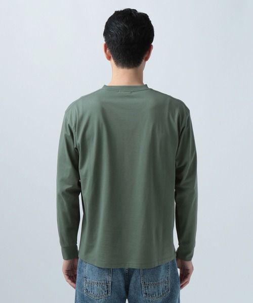 BAYFLOW（ベイフロー）の「FIRST LS Tシャツ（Tシャツ/カットソー・メンズ・ネイビー/グレー/グリーン・MEDIUM/LARGE）」の7枚目の写真