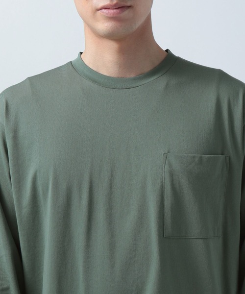 BAYFLOW（ベイフロー）の「FIRST LS Tシャツ（Tシャツ/カットソー・メンズ・ネイビー/グレー/グリーン・MEDIUM/LARGE）」の8枚目の写真