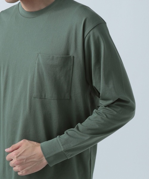 BAYFLOW（ベイフロー）の「FIRST LS Tシャツ（Tシャツ/カットソー・メンズ・ネイビー/グレー/グリーン・MEDIUM/LARGE）」の9枚目の写真