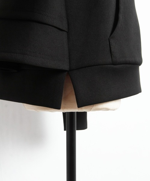 tocco closet（トッコ　クローゼット）の「袖口パール付きバックフリルパーカー（パーカー・レディース・ブラック/ベージュ・M）」の20枚目の写真