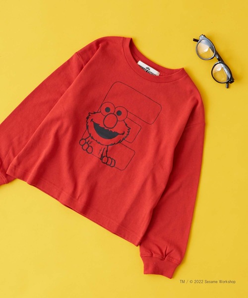 CIAOPANIC TYPY（チャオパニックティピー）の「セサミストリートプリントロンTEE（Tシャツ/カットソー・キッズ・グレー/ブルー/レッド・SMALL/XX-LARGE/MEDIUM/X-LARGE/LARGE）」の3枚目の写真