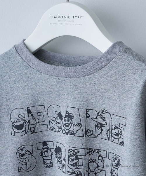 CIAOPANIC TYPY（チャオパニックティピー）の「セサミストリートプリントロンTEE（Tシャツ/カットソー・キッズ・グレー/ブルー/レッド・SMALL/XX-LARGE/MEDIUM/X-LARGE/LARGE）」の7枚目の写真