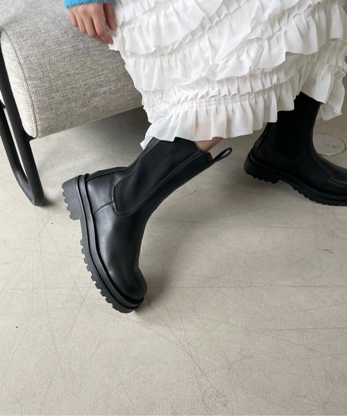 SANSeLF（サンセルフ）の「サイドゴアブーツ【SANSeLF】sans22a002（ブーツ・レディース・ブラック・40/38/39/35/36/37）」の15枚目の写真