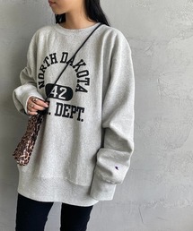 Champion | [Champion/チャンピオン] リバースウィーブ オーバーサイズカレッジロゴプリントスウェット(スウェット)