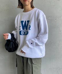 [Champion/チャンピオン] リバースウィーブ オーバーサイズカレッジロゴプリントスウェット