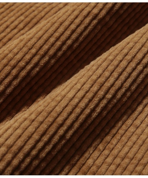 ADAM ET ROPE'(アダムエロペ)の「【WEB限定】《コーデュロイ/ボア》ドロップショルダー ワイド コーチジャケット(ブルゾン・メンズ・ダークブラウン/モスグリーン/ネイビー/ブラック/ブラウン系その他・L/LL/M)」の13枚目の写真