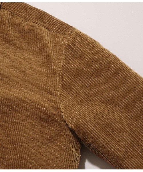 ADAM ET ROPE'(アダムエロペ)の「【WEB限定】《コーデュロイ/ボア》ドロップショルダー ワイド コーチジャケット(ブルゾン・メンズ・ダークブラウン/モスグリーン/ネイビー/ブラック/ブラウン系その他・L/LL/M)」の7枚目の写真