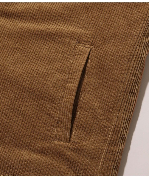 ADAM ET ROPE'(アダムエロペ)の「【WEB限定】《コーデュロイ/ボア》ドロップショルダー ワイド コーチジャケット(ブルゾン・メンズ・ダークブラウン/モスグリーン/ネイビー/ブラック/ブラウン系その他・L/LL/M)」の10枚目の写真