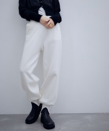 ADAM ET ROPE' | ニット裾リブパンツ(その他パンツ)