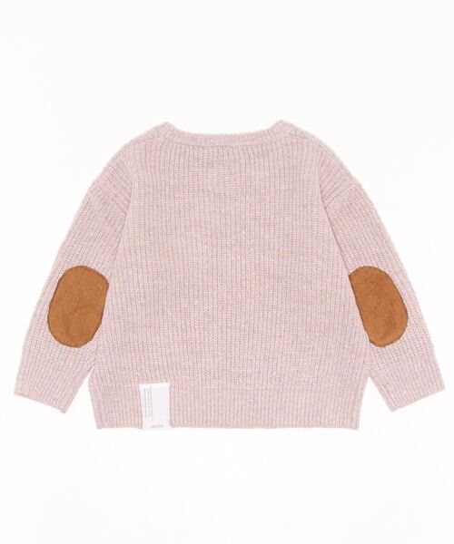 Smoothy（スムージー）の「SMOOTHY Mix Knit / スムージー ミックスニット（ニット/セーター・キッズ・サックスブルー/スモークピンク・LARGE/MEDIUM/X-LARGE/SMALL）」の3枚目の写真