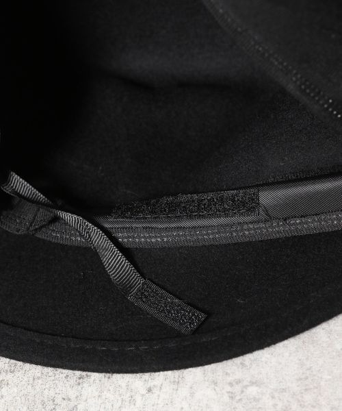 JEANASIS（ジーナシス）の「フェルトカンカンハット/171202（ハット・レディース・ブラック/ライトブラウン・FREE）」の3枚目の写真